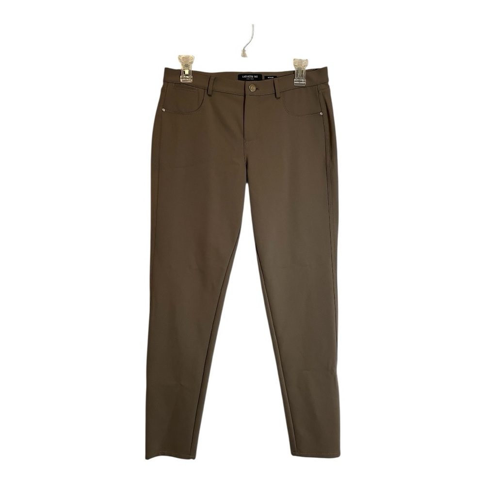 Lafayette 148 Acclaimed Stretch Mercer Pant in Nougat Size 6